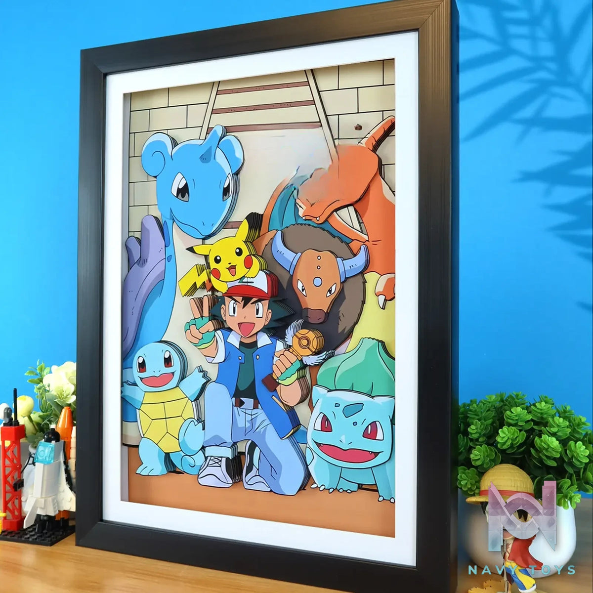 KALA HOME Studio – Pokémon Multiple Characters #12 3D Decorative Painting Pokémon