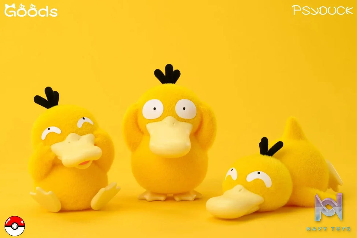 GOODS Studio – Pokémon Plush Series Psyduck Collectible Figure & Trendy Decor