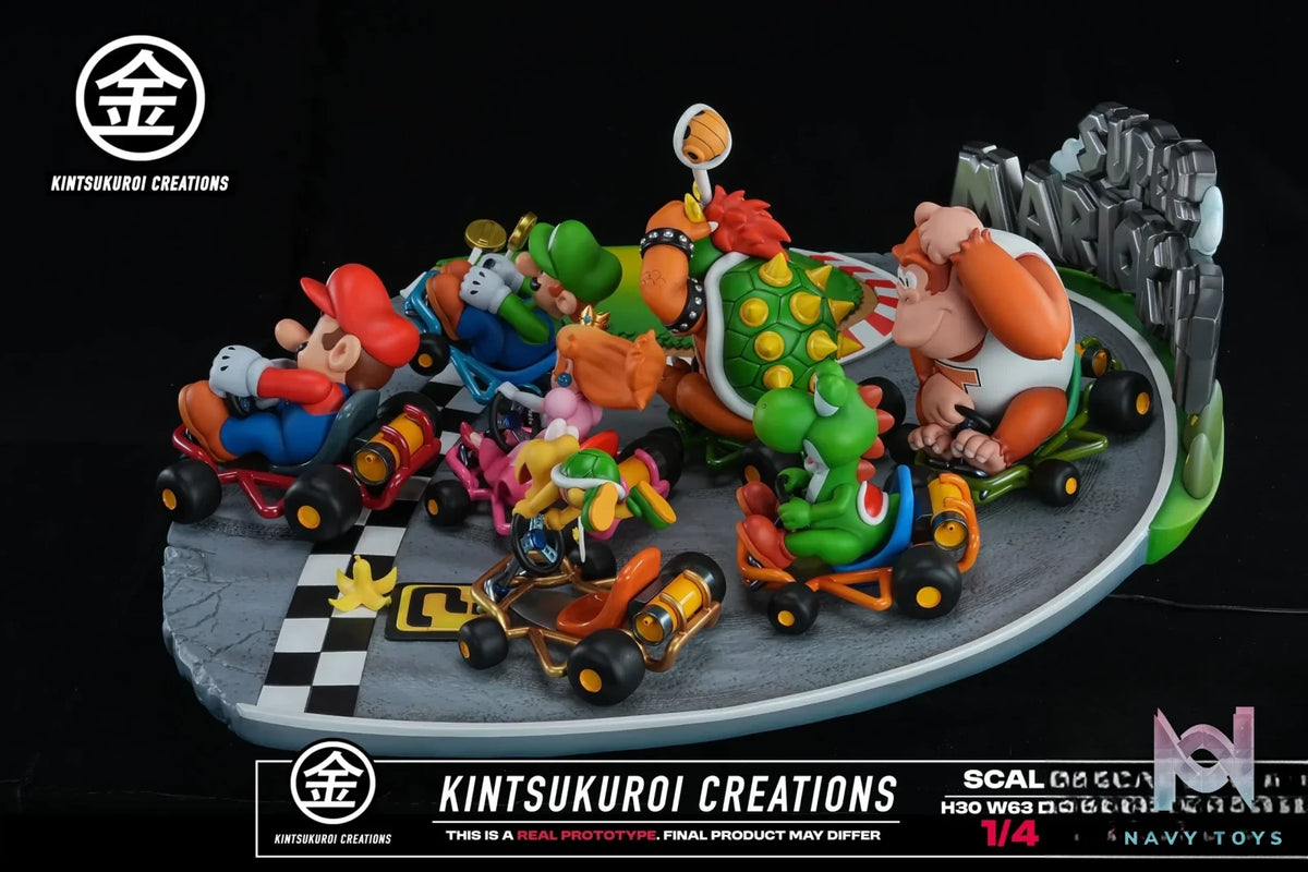 Kintsukuroi Creations Studio – SUPER MARIO KART DIORAMA Super Mario