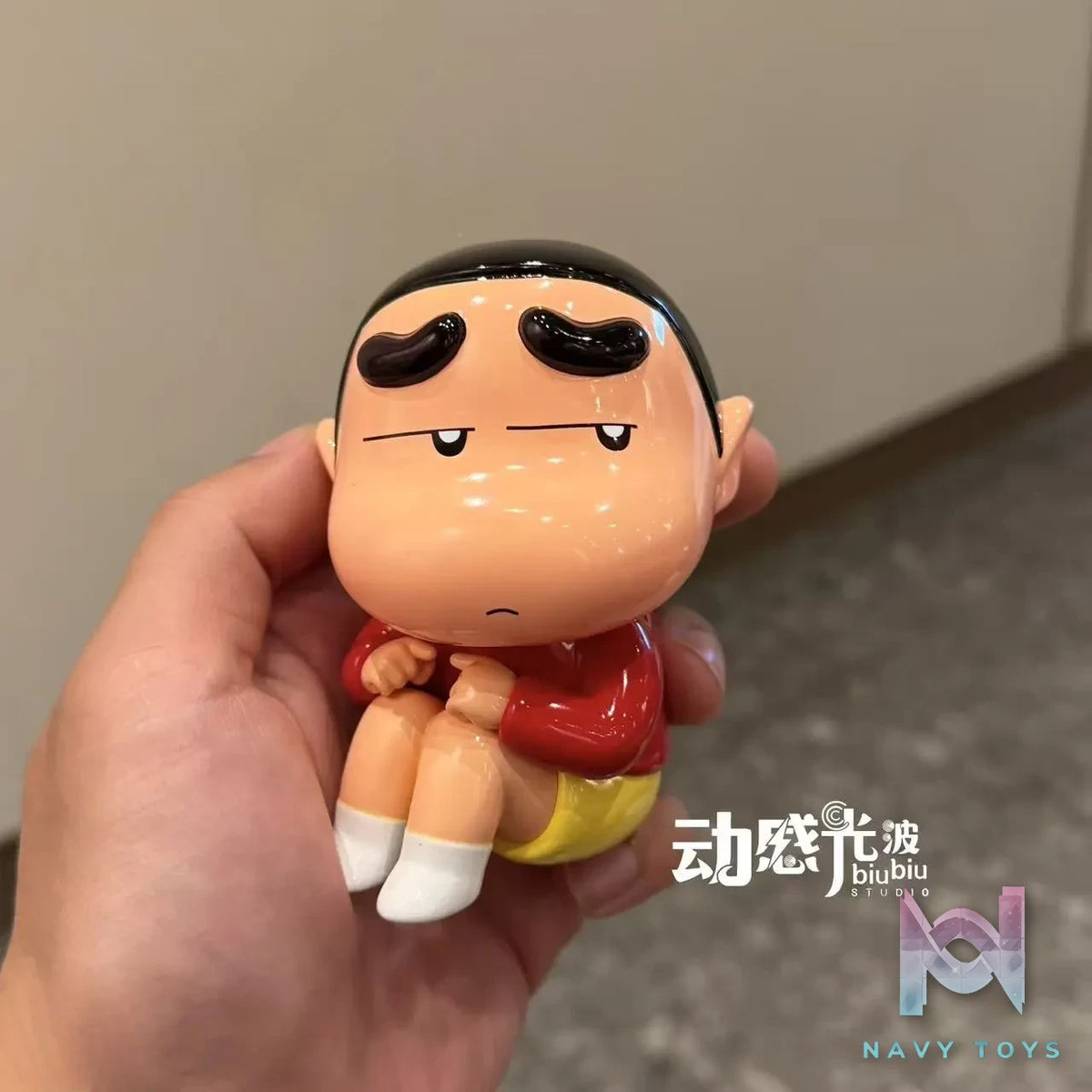 BiuBiu Studio – Shinnosuke Nohara Sitting With A Wronged Expression Crayon Shin-chan