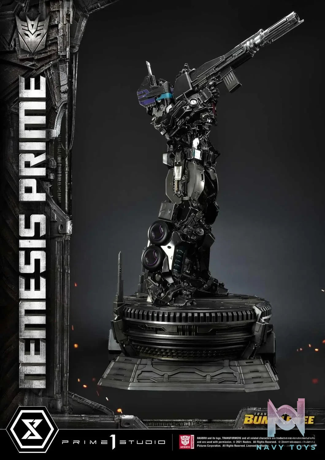 Prime 1 Studio – Museum Masterline Transformers: Bumblebee (Film) Nemesis Prime MMTFM-26NP(Licensed)