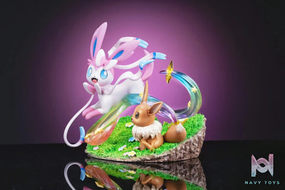 Digital Monster Studio – Pokémon Eevee Family GK Series #8 Sylveon and Eevee