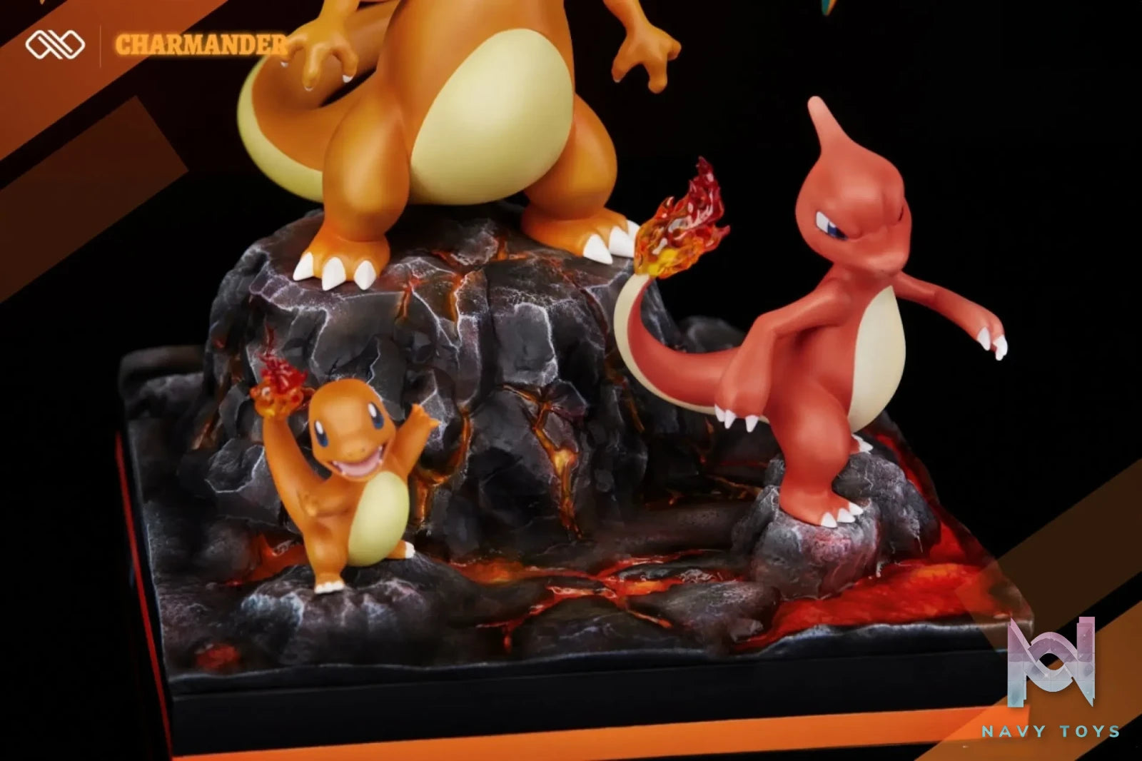 Infinite Studio – Pokémon Charmander evolution group