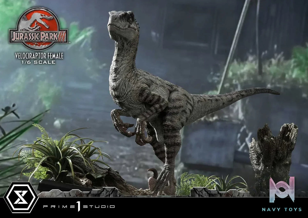 Prime 1 Studio – Legacy Museum Collection Jurassic Park III (Film) Velociraptor Female LMCJP-11 LMCJP-11S (Licensed)