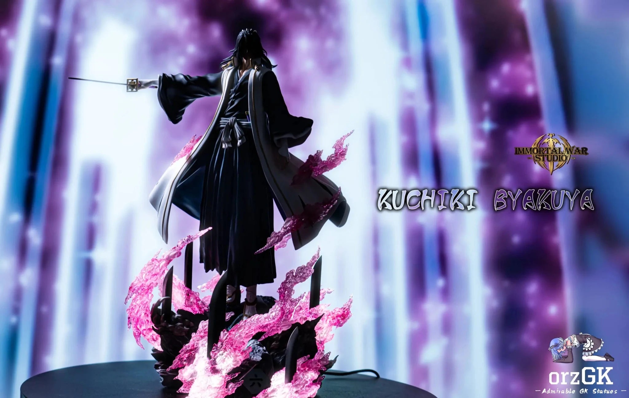I.W Studio - Captain Series 12 Byakuya Kuchiki Bleach resin statue Navy Toys anime figure