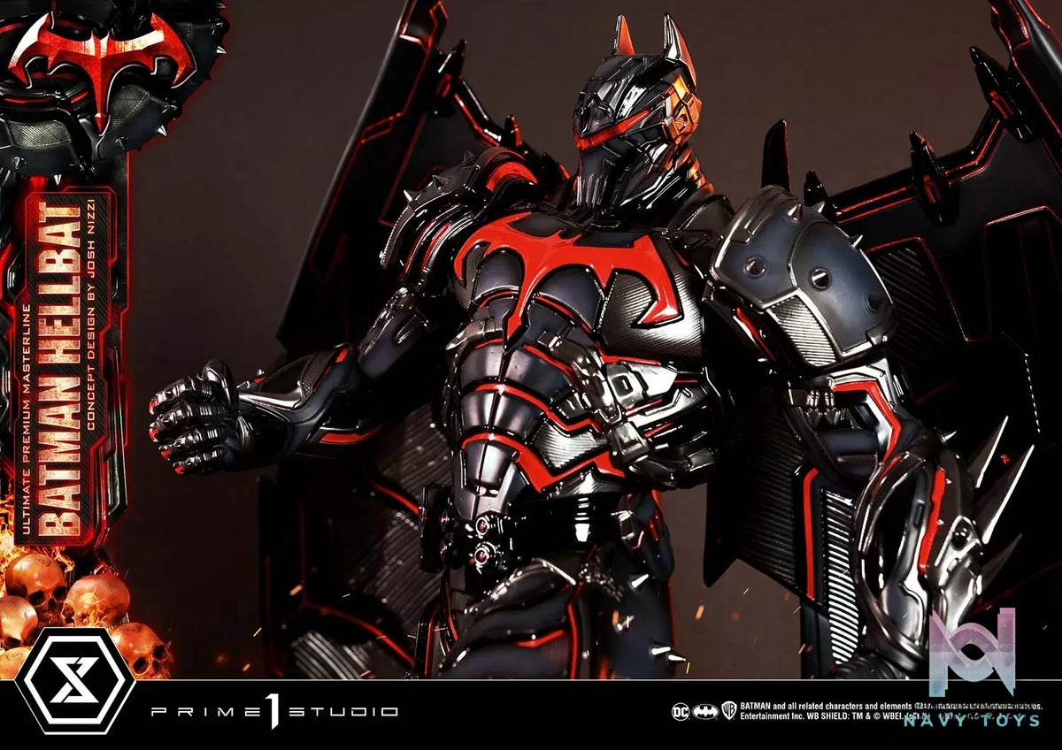 Prime 1 Studio – Ultimate Premium Masterline Batman (Comics) Batman Hellbat Concept Design by Josh Nizzi UPMDC-06 UPMDC-06DX UPMDC-06DXS (Licensed)