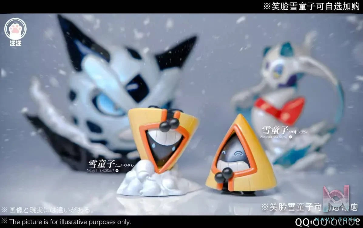 Wang Wang Studio – Pokémon Pokédex Glalie & Froslass & Snorunt