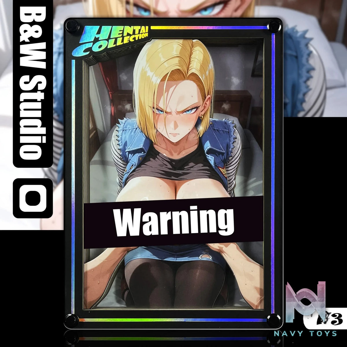 B&W Studio – Desktop Decor Card 013 Android 18 Dragon Ball