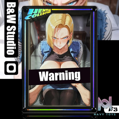 B&W Studio – Desktop Decor Card 013 Android 18 Dragon Ball