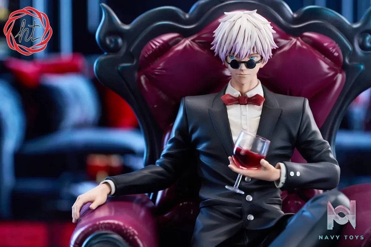 Ht Studio - Jujutsu Kaisen Sofa Series 2 Suit Satoru Gojo resin statue Navy Toys anime figure