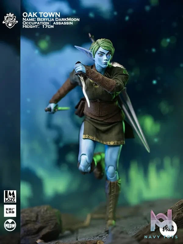 Lazy Monster Studio – Oak town Berylia Dark Moon Assassin & Sorceress (Licensed)