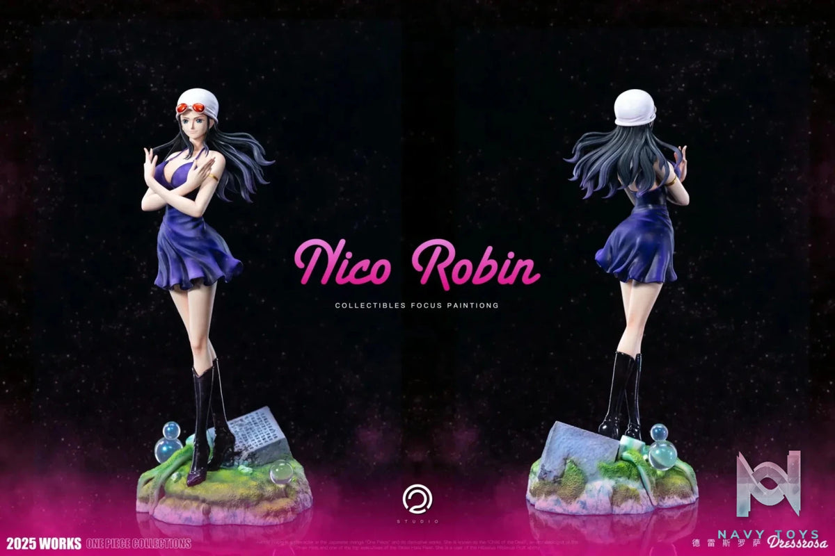 C2 Studio - One Piece Two years later Straw Hat Pirates Part 7 Nico Robin resin statue Navy Toys anime figure