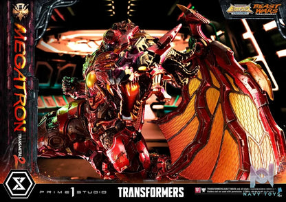 Prime 1 Studio – Premium Masterline Beast Wars: Transformers Megatron Transmetal 2 PMTFBW-03 PMTFBW-03DX PMTFBW-03DXS (Licensed)