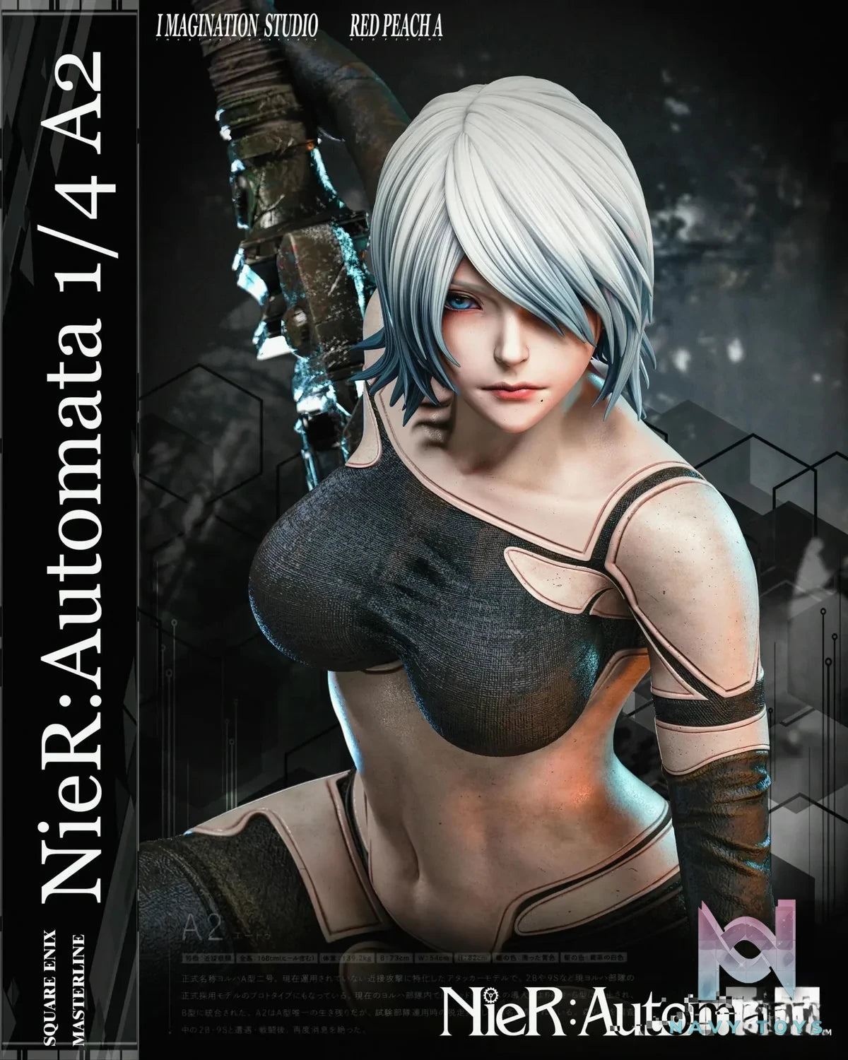 Imagination Studio & Red Peach A Studio - NieR:Automata A2 resin statue Navy Toys anime figure