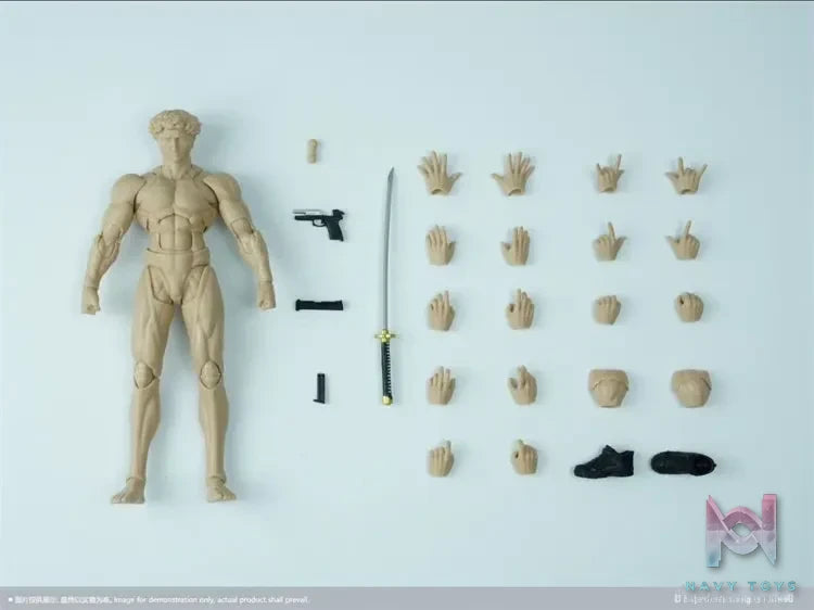 CHI YE Studio – 1/12 David Articulated Male Body (Licensed)