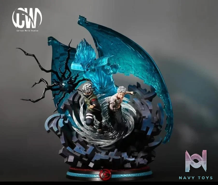 CW Studio - Kakashi vs Obito resin statue cw studio anime figure