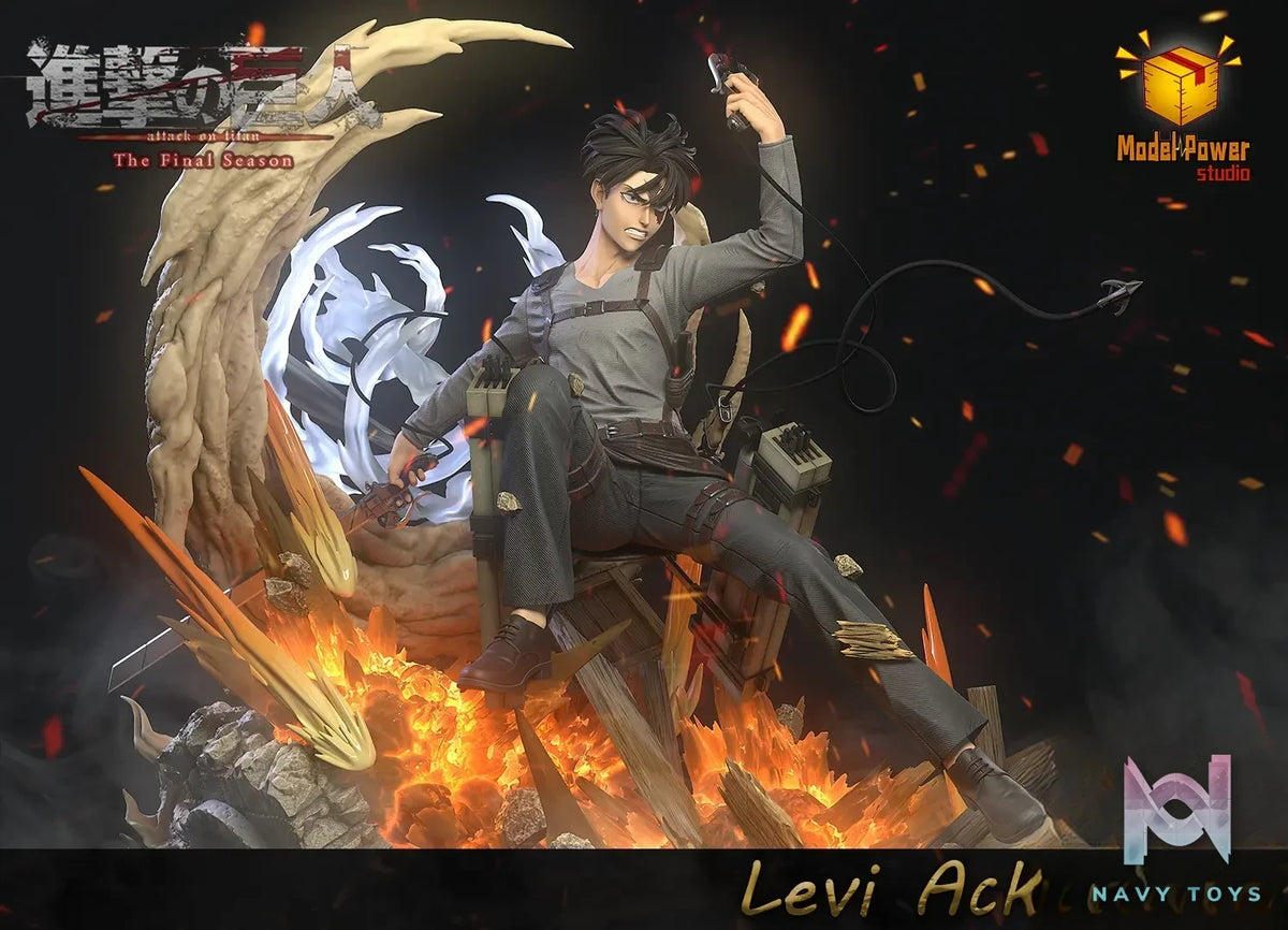 Model Power Studio – Attack on Titan #6 Street Fighting Levi Ackerman