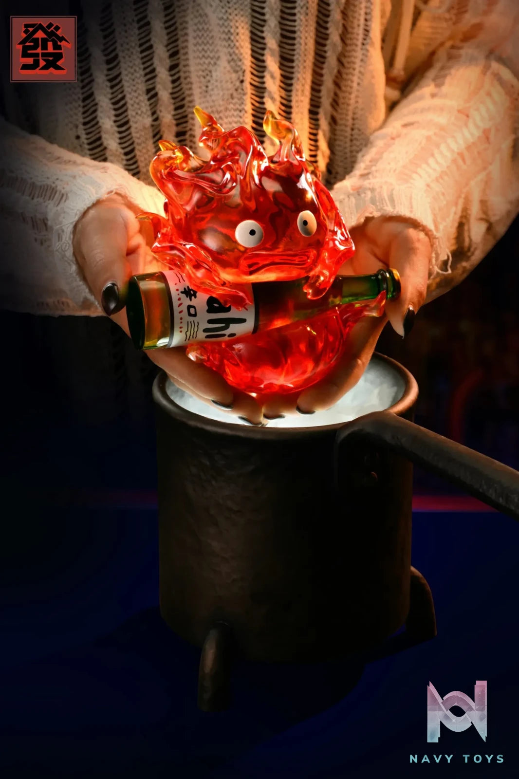 Fa Studio – Howl’s Moving Castle Calcifer Desktop Night Light Statue