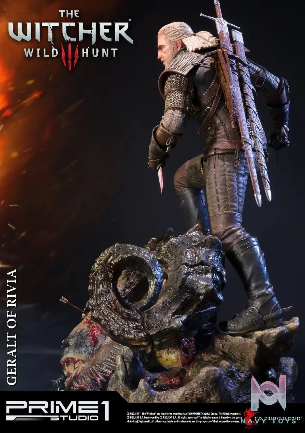 Prime 1 Studio – Premium Masterline The Witcher 3: Wild Hunt Geralt of Rivia PMW3-01 PMW3-01EX (Licensed)