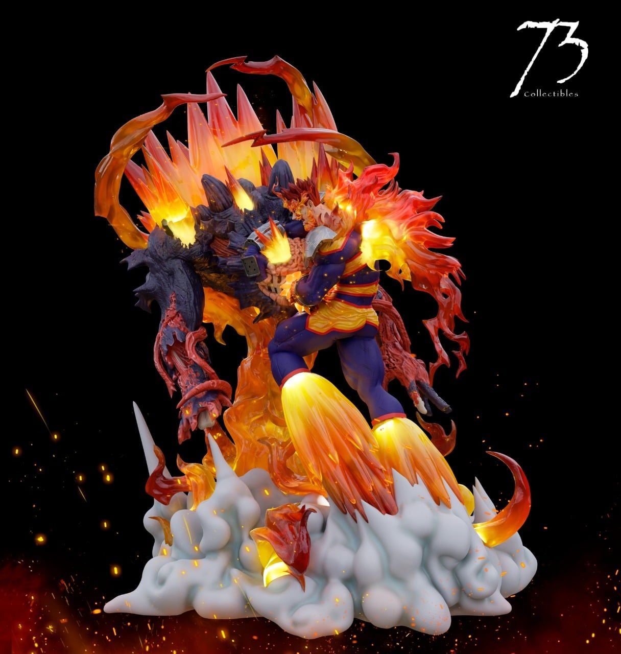 Endeavor Prominence Burn - My Hero Academia - 73 Collectibles resin statue 73 Collectibles Studio anime figure