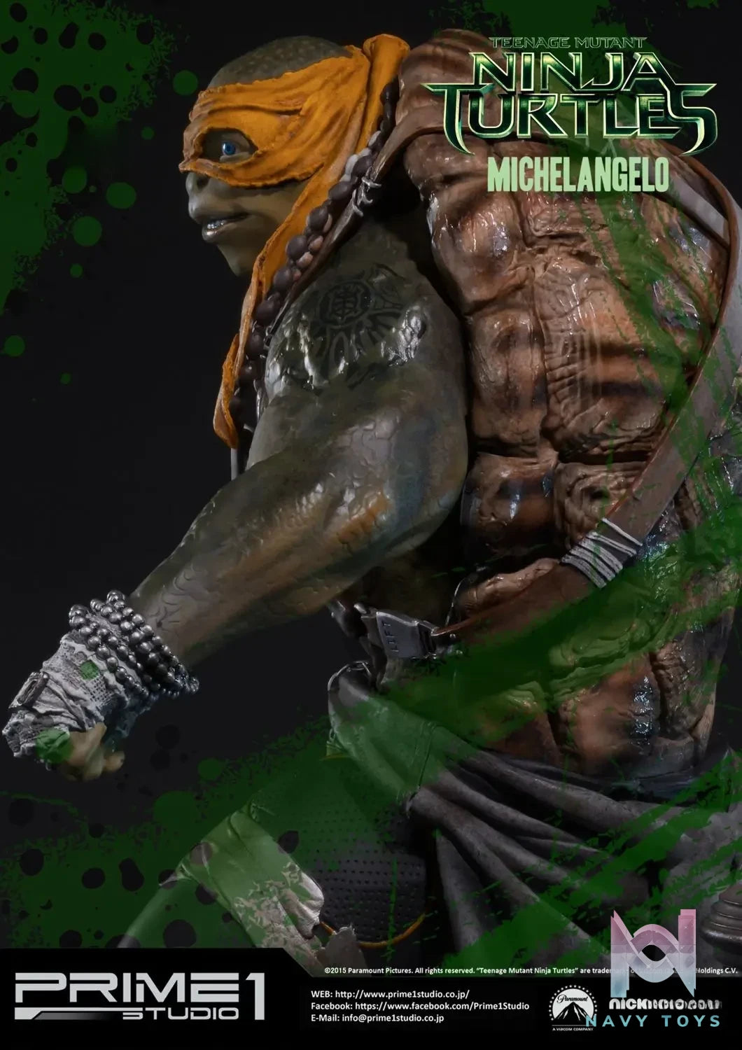 Prime 1 Studio – Museum Masterline Teenage Mutant Ninja Turtles (Film) Michelangelo MMTMNT-04 (Licensed)