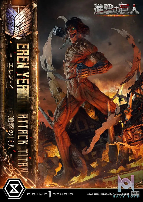 Prime 1 Studio – Ultimate Diorama Masterline TV animation Attack on Titan Eren Yeager Attack Titan UDMAOT-02 UDMAOT-02S (Licensed)
