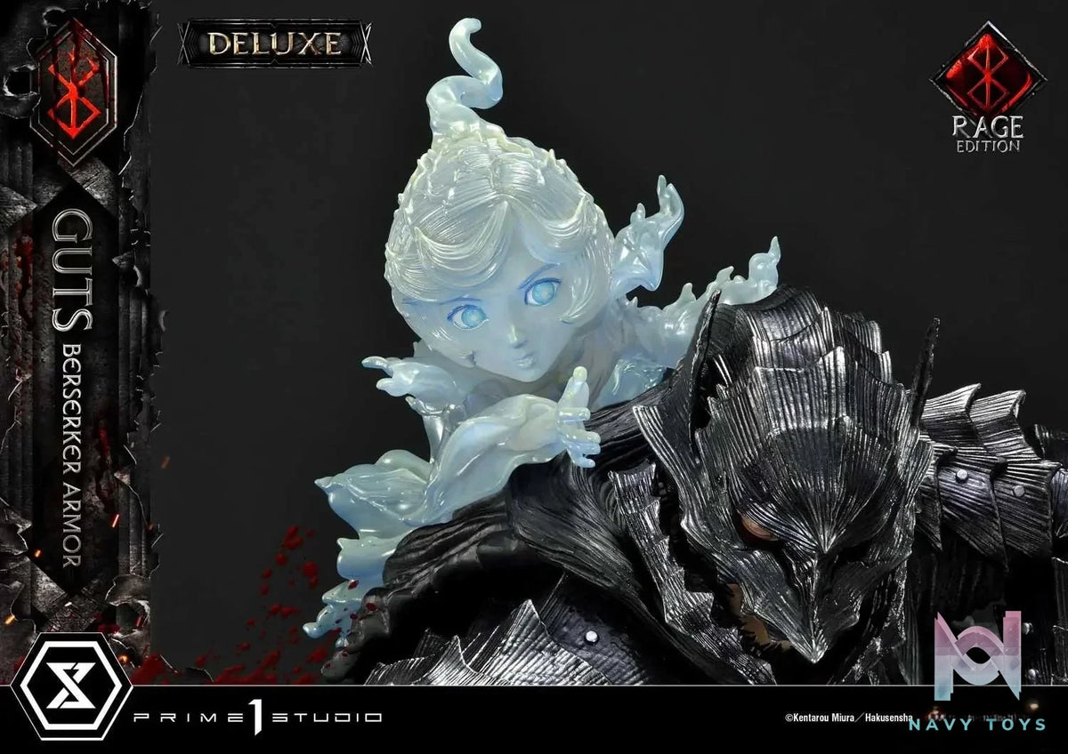 Ultimate Premium Masterline Berserk Guts, Berserker Armor Rage Edition UPMBR-18 UPMBR-18DX(Licensed) - Prime 1 Studio resin statue Navy Toys anime figure