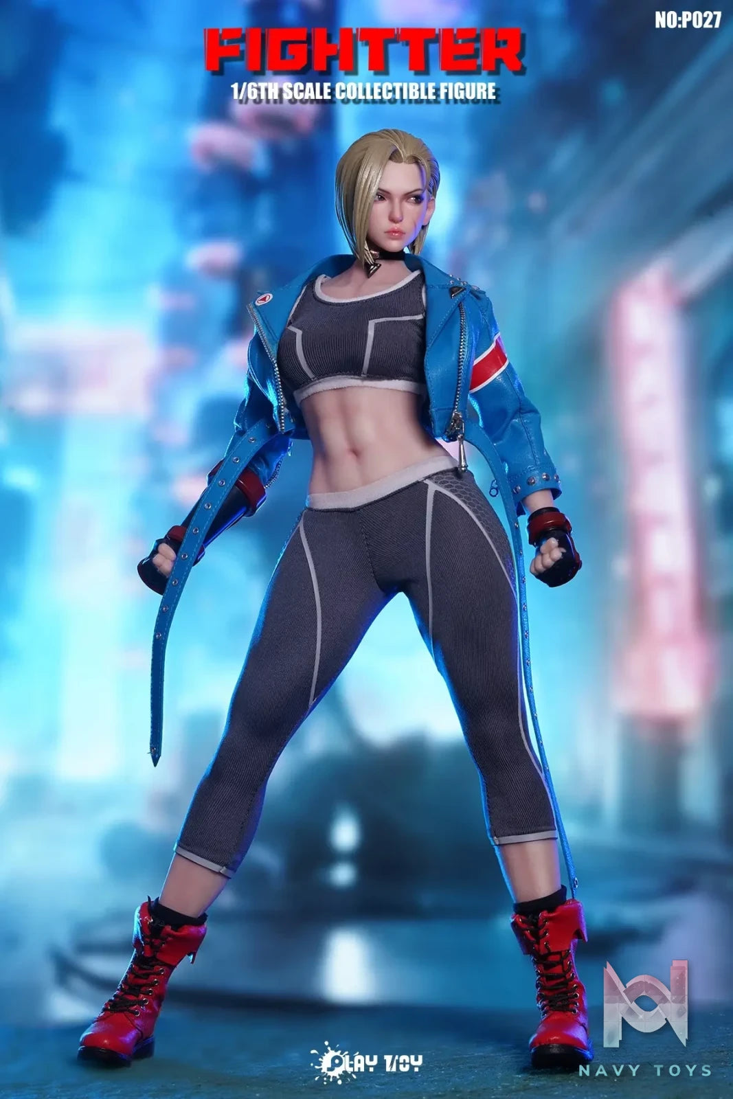 PLAY TOY – Street Fighter 1/6 Fighting Female Warrior Cammy White P027