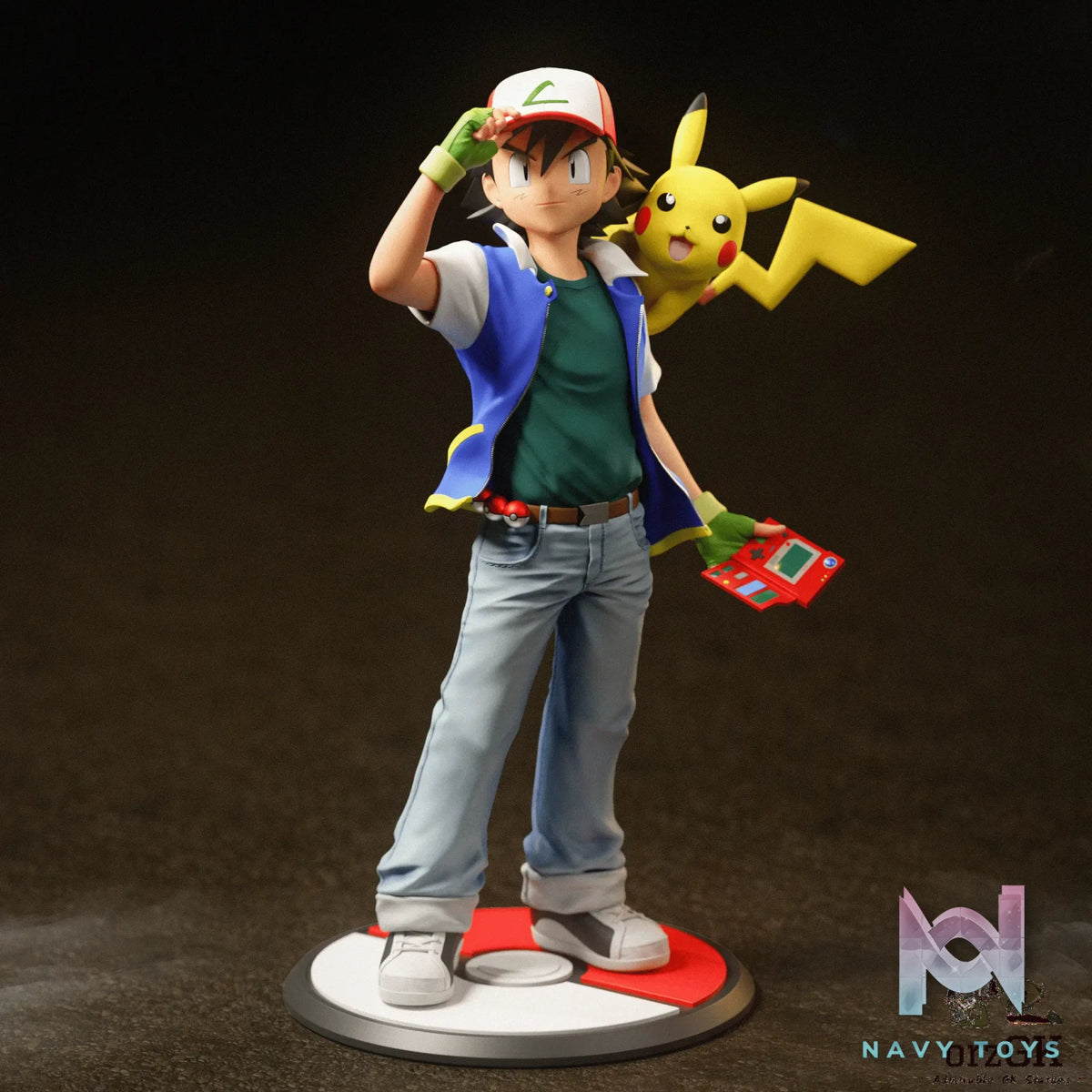 Black Swan Collectibles – Pokémon Ash Diorama & Red Diorama