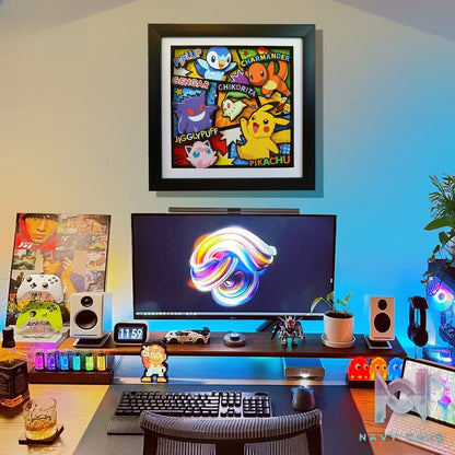 KALA HOME Studio – Pokémon Multiple Characters #14 3D Decorative Painting Pokémon