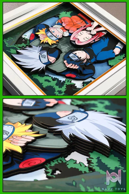 Yu Zhi Jiang Studio – Naruto Multiple Characters Series #7 3D Decorative Painting Naruto