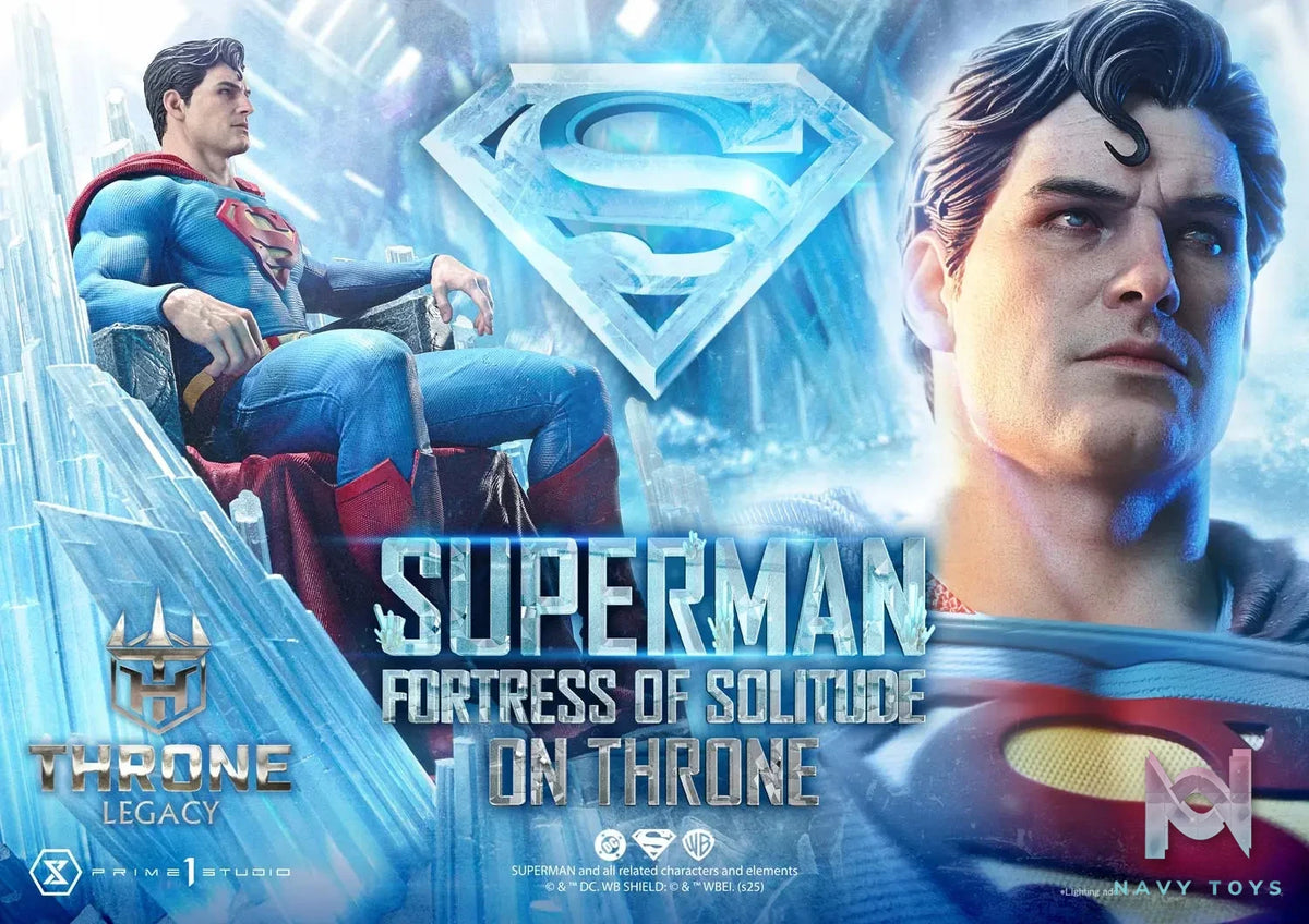 Prime 1 Studio – Superman (Comics) Superman Fortress of Solitude on Throne (Design by Gabriele Dell’Otto) TLCDC-08 TLCDC-08UT TLCDC-08UTS (Licensed)