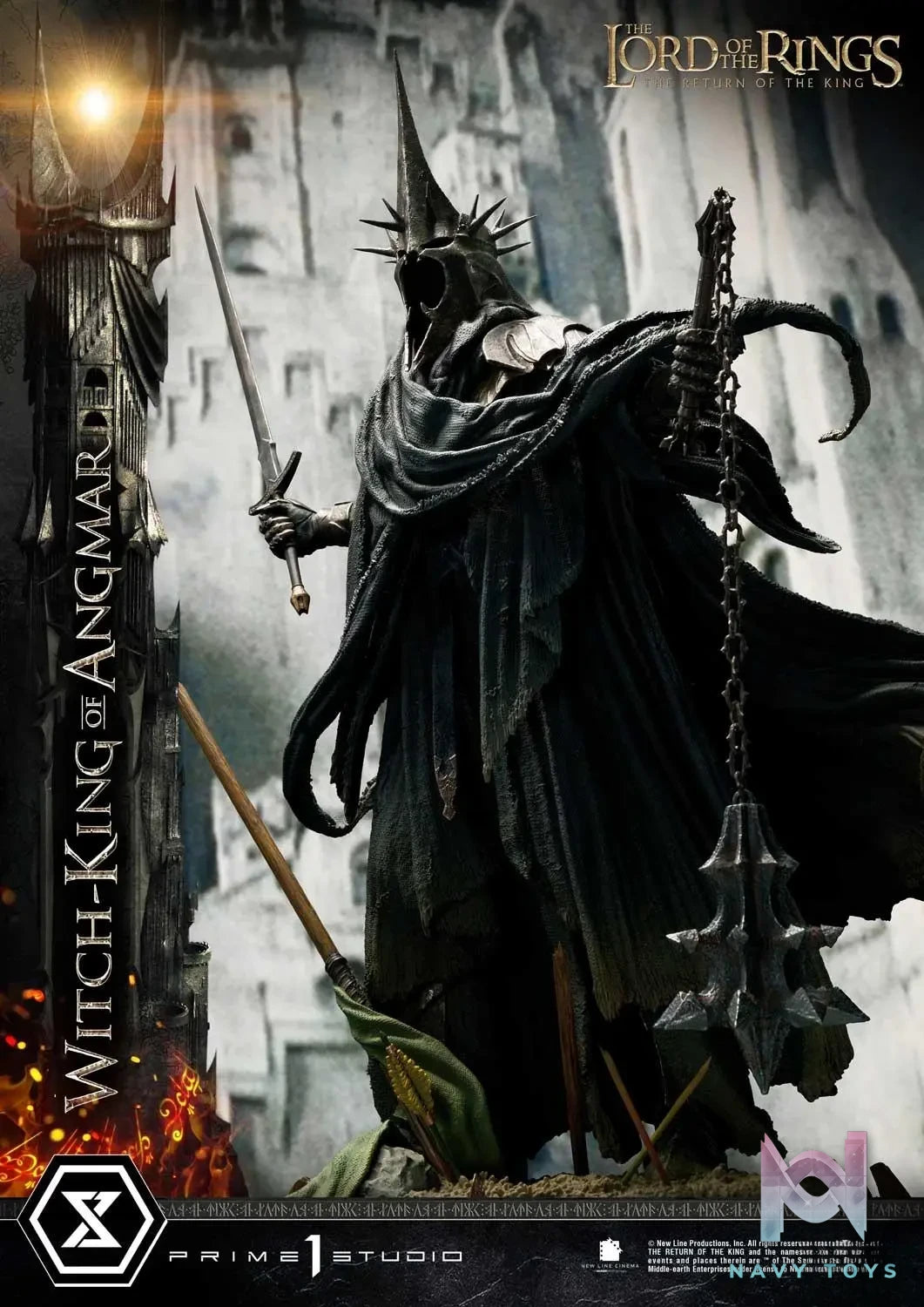 Prime 1 Studio – Premium Masterline The Lord of the Rings: The Return of the King (Film) Witch-King of Angmar PMLOTR-10 PMLOTR-10UT (Licensed)