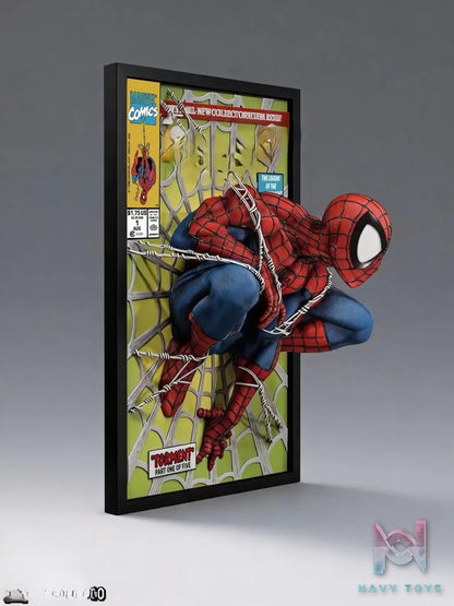 3109 Studio – Spider-Man Comic Cover 3D Mural Statue Marvel