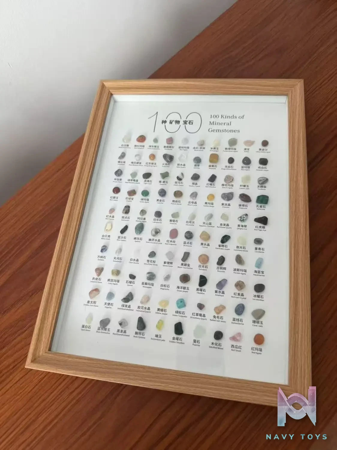Orz Collectibles – 100 Kinds of Mineral Specimens Natural Crystal Rock Stone Science Ore Collection