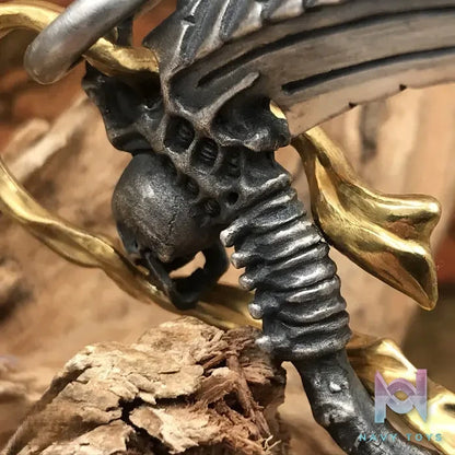 Shou Jiang Studio – Original “Grim Reaper’s Hell Scythe” Sterling Silver Pendant Original