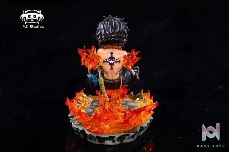 Whitebeard Pirates 2nd Division Commander Portgas D. Ace - One Piece - Yz Studio resin statue Navy Toys anime figure