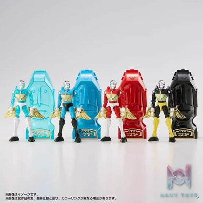 TAKARA TOMY – Microman Microforce Unit-01 4-Figure Action Set (Licensed)