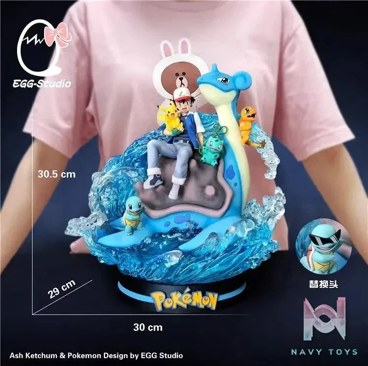 EGG Studio - Pokémon Ash Ketchum Brave The Winds And Waves resin statue Navy Toys anime figure