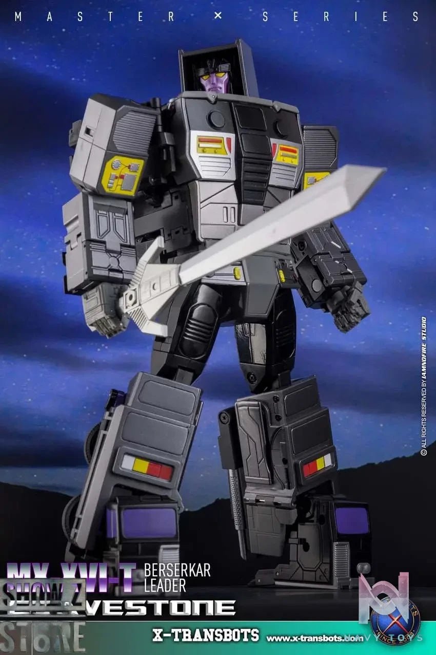 X-Transbots Studio – MX-12T Gravestone Motormaster Youth Version x MX-12B Trailer for MX-12A Gravestone Motormaster w/MX-12C Accessory Pack Transformers