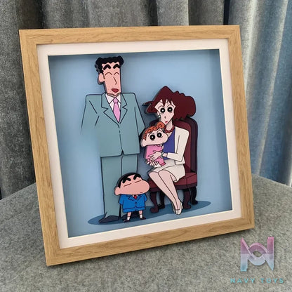 KALA HOME Studio – Crayon Shin-chan Multiple Characters #07 3D Decorative Painting Crayon Shin-chan