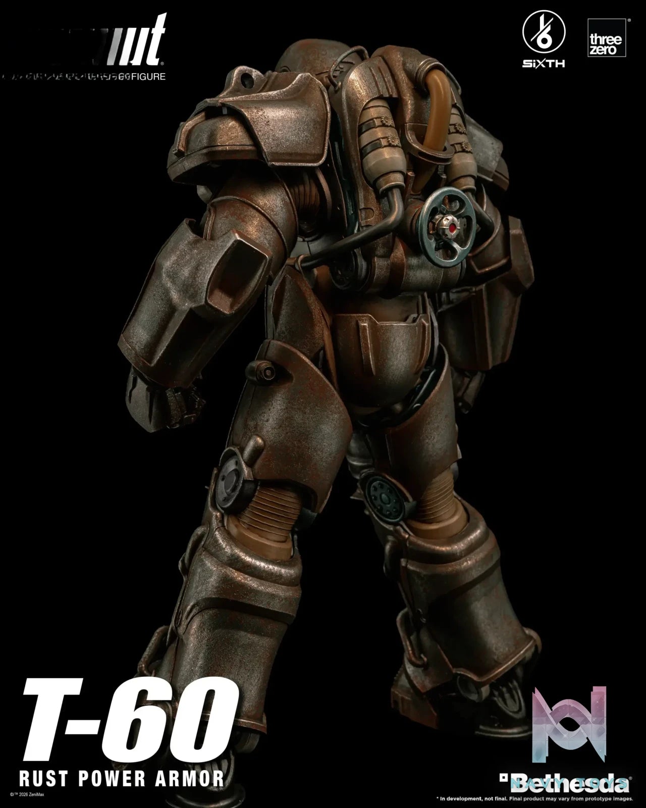 Threezero – Fallout 1/6 T-60 Rust Power Armor 3Z10050W0 (Licensed)