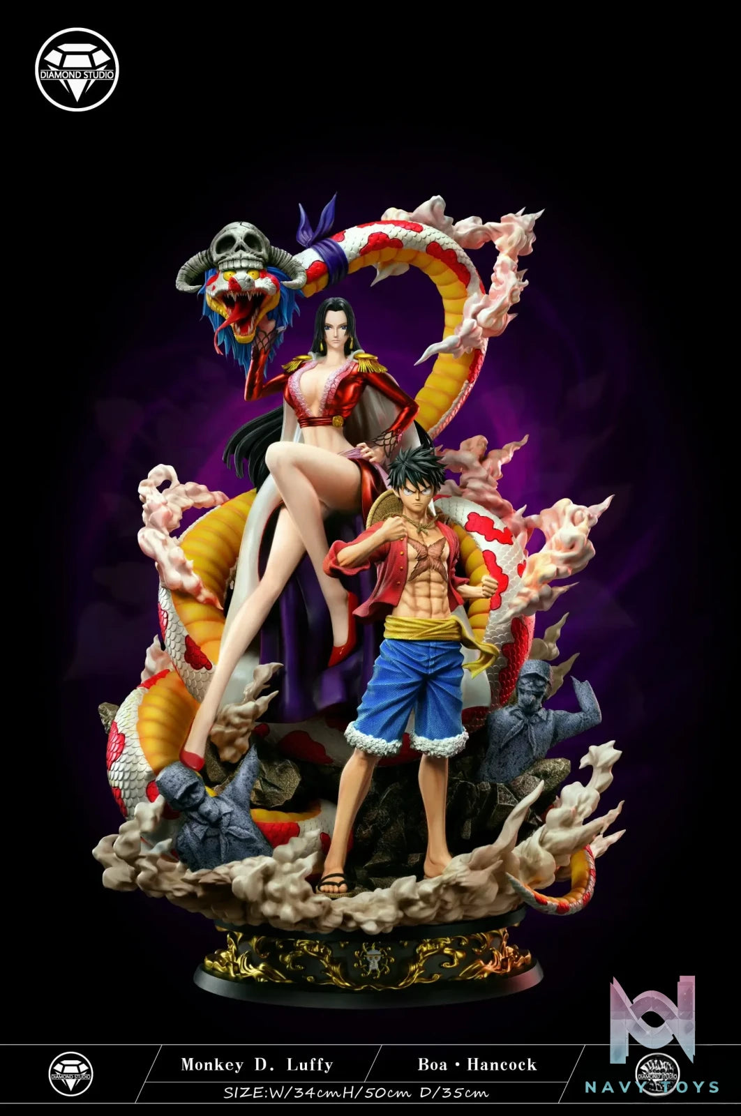 Diamond Studio – One Piece Boa Hancock & Monkey D. Luffy