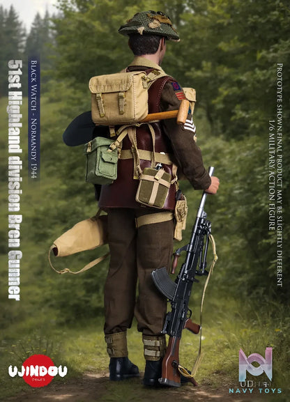 UJINDOU – Original 51st Highland division Bren Gunner Black Watch – Normandy 1944 (Licensed)