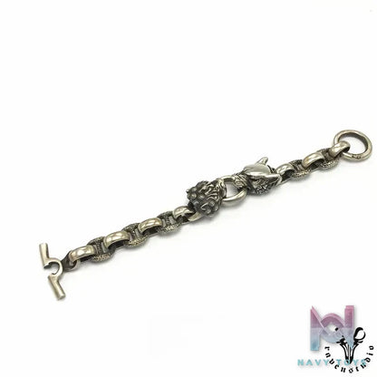 Raven Studio (silver jewelry) – Original Exclusive Design Wolf Head Bracelet Original
