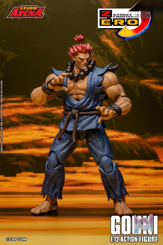 Storm Toys – STREET FIGHTER ZERO 3 – GOUKI 1/12 Action Figure SFSA07 (Licensed)