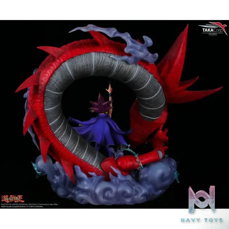 Taka Corp Studio – Yu-Gi-Oh ! – Statue Yugi Mutou & Slifer le Dragon du Ciel (Licensed)