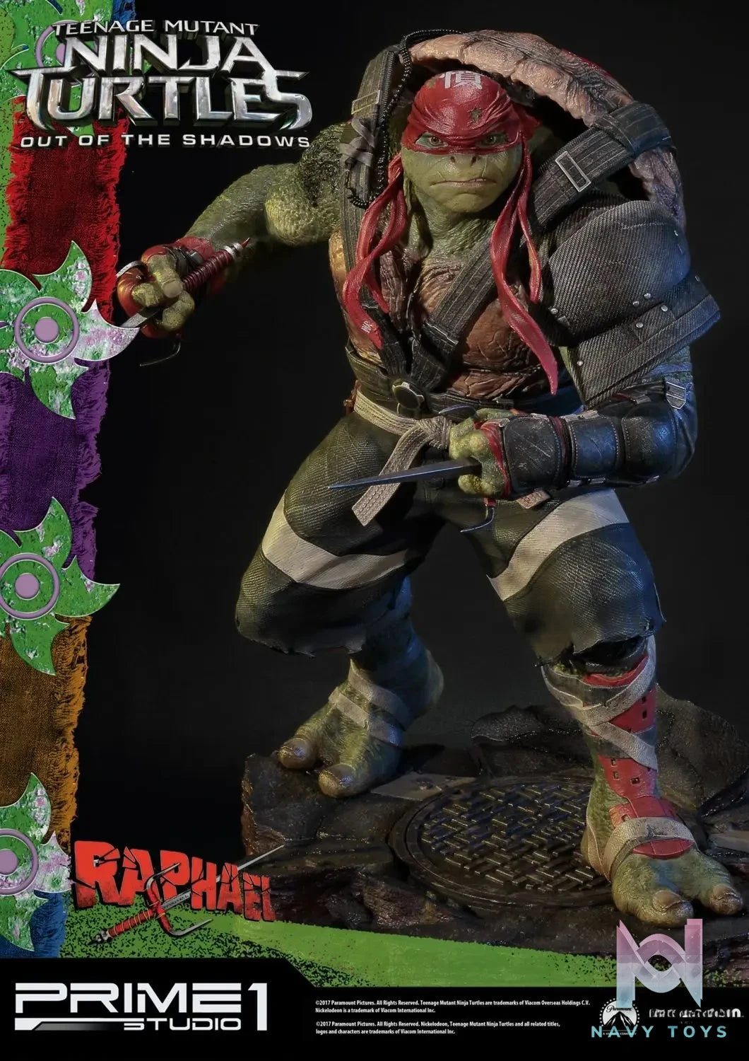 Prime 1 Studio – Premium Masterline Teenage Mutant Ninja Turtles: Out of the Shadows (Film) Raphael PMTMNT-03 (Licensed)