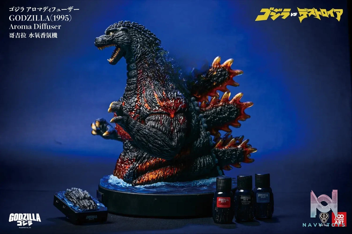 Bid Toys – Godzilla Theme Remote Control Water Oxygen Fragrance Essential Oil Diffuser BID2601 (Licensed)