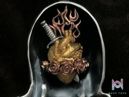 Shou Jiang Studio – Custom Hand‑Carved Tribute to Michelangelo Pendant Original